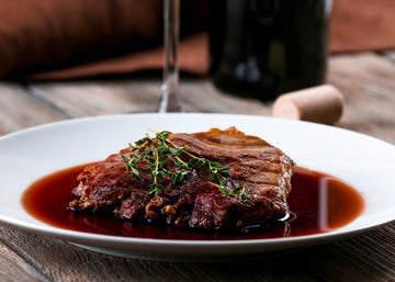 Wine Braised Eye of Round Steak